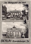 Berlin, la porte de Brandebourg