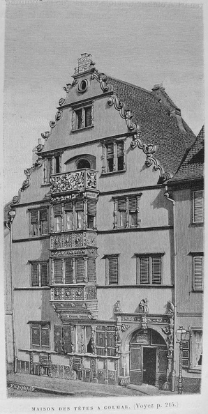 colmar, la maison des tetes