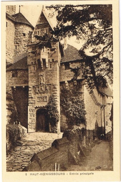 Haut-Koenigsbourg, entrée principale