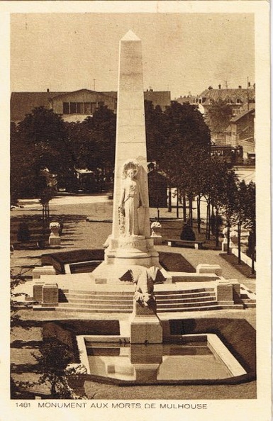 Mulhouse, le monument aux morts