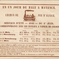 Horaire de train Strasbourg-Bâle