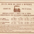 Horaire de train Strasbourg-Bâle