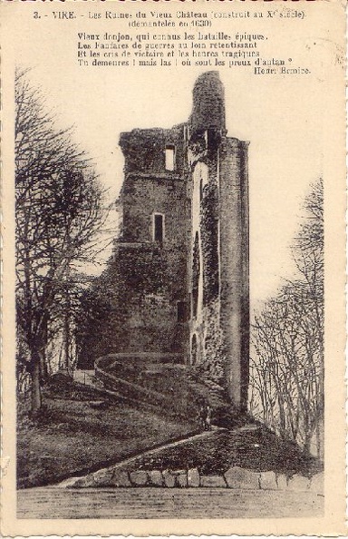 vire-les ruines du vieux chateau