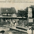 Le Robert, monument aux morts et la pl du marché