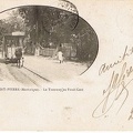 St Pierre, tramway à cheval Fond Coré