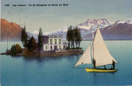 Le lac Léman, les dents du Midi