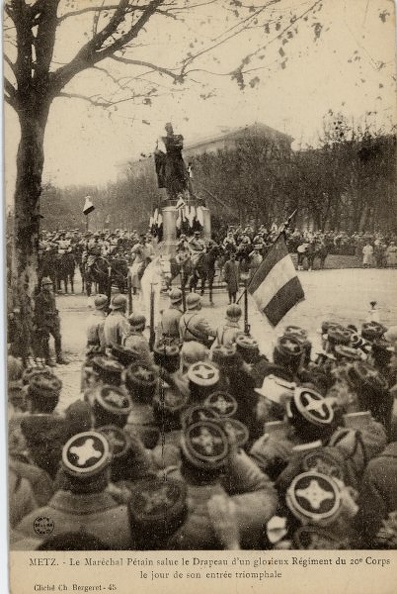 Metz, le maréchal Petain