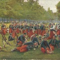 Les Zouaves au repos