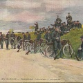 Les chasseurs cyclistes au repos