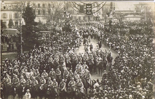 Mulhouse déc.1918 Président de la République