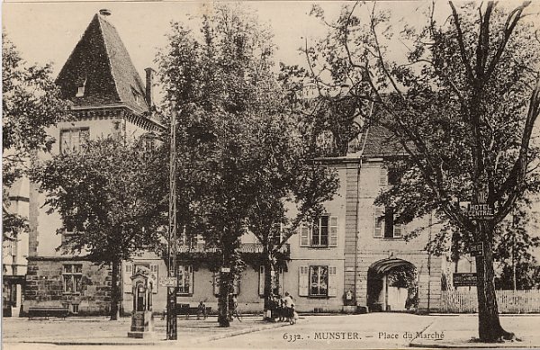 Munster, la place du Marché