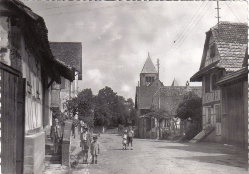 Schwindratzheim, rue de l'église