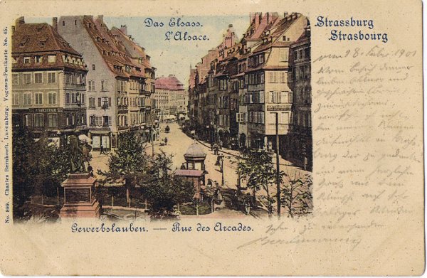 Strasbourg, rue des grandes arcades