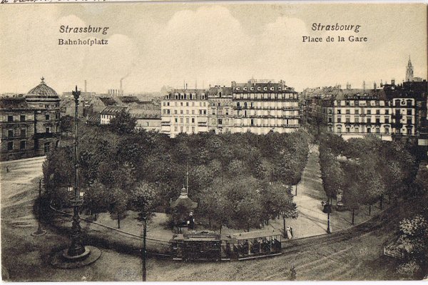 Strasbourg, place de la Gare