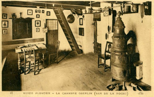 Musée alsacien, quai Saint Nicolas. Chambre de Jean Frédéric Oberlin né à Strasbourg. Il fut pasteur au Ban-de-la-Roche.
Voir ici sa biographie. strasbourg_57-1.jpg