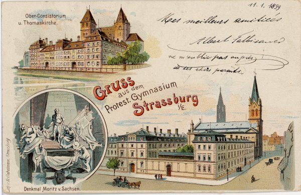 Le Gymnase Jean Sturm est l'ancêtre de l'école Alsacienne de Paris (fondée après la guerre de 1870 par des professeurs quittant Strasbourg). Le Gymnase protestant J. Sturm a été créé en 1538 au moment de la réforme. C'est un établissement visant l'excellence et l'épanouissement des élèves. strasbourg_570.jpg