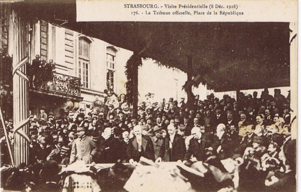 Strasbourg, place de la République 8/12/1918