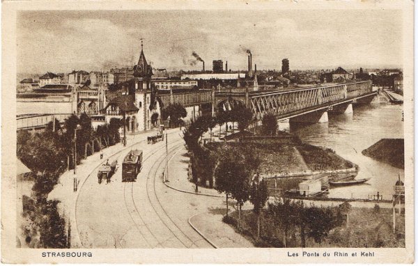 Strasbourg, les ponts du Rhin