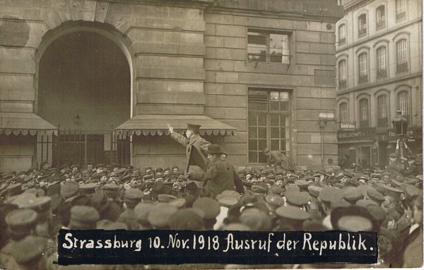 Strasbourg, la Révolution de 1918