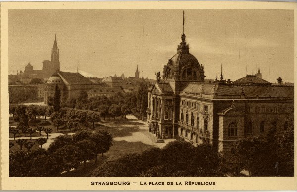 Strasbourg, place de laRépublique