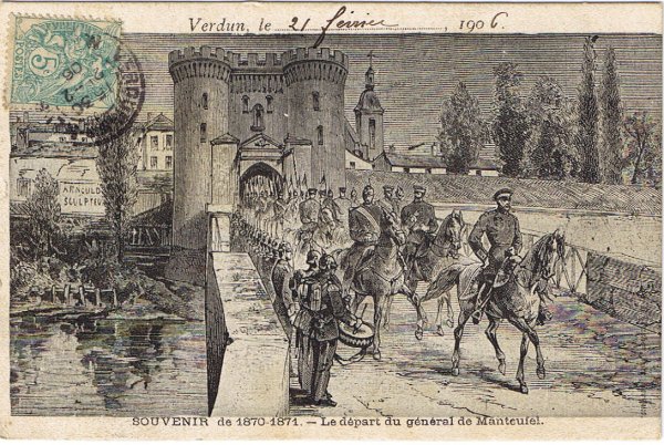 Départ du Général de Manteufel de Verdun