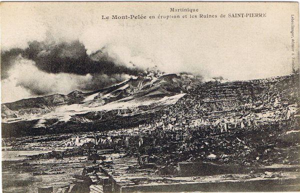 St Pierre en ruines 8 mai 1902