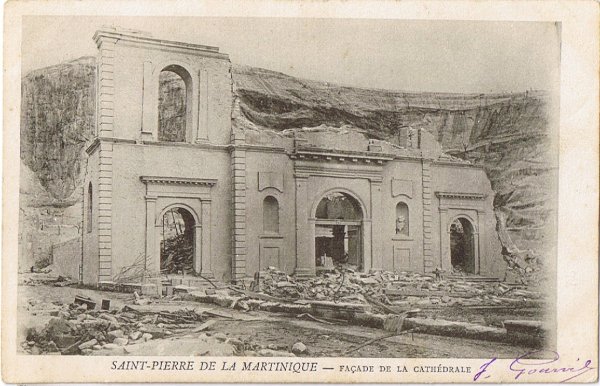 Reste de la façade de la cathédrale de St Pierre