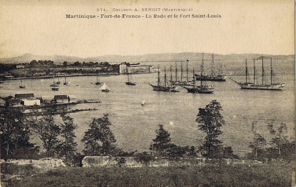 La rade et le Fort Saint-Louis