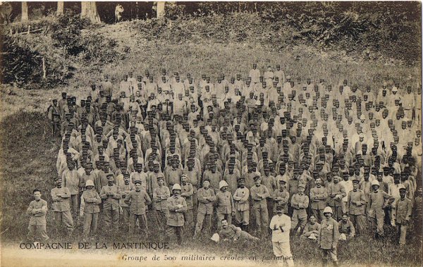  Groupe de 500 militaires créoles en partance