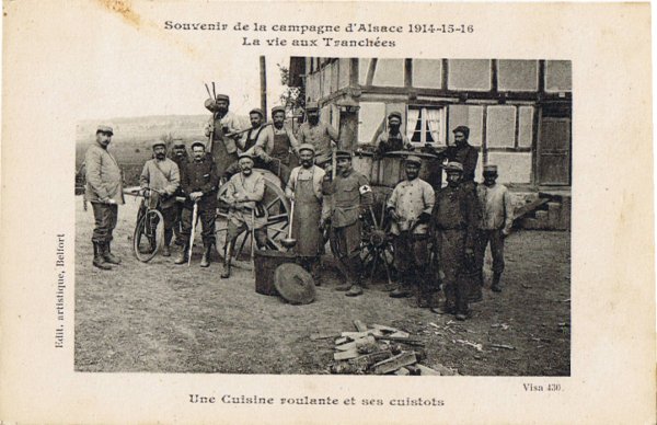 1914-15-16 Alsace cuisine roulante