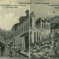Saint-Pierre, avant, après 1902