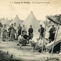 Camp de Mailly, rangée de tentes