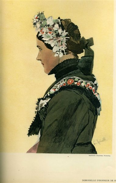 Demoiselle d' honneur Hunspach