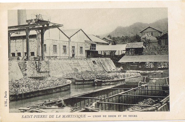 St Pierre, usine rhum et sucre Guérin